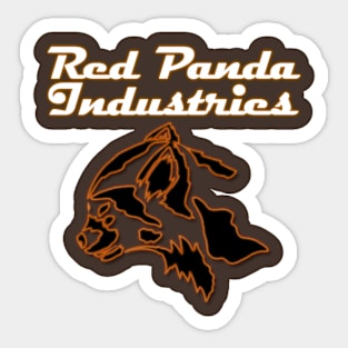 Red Panda Industries 2 Sticker
